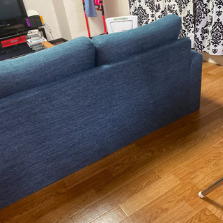 ☆ブルーL字型ソファー☆
