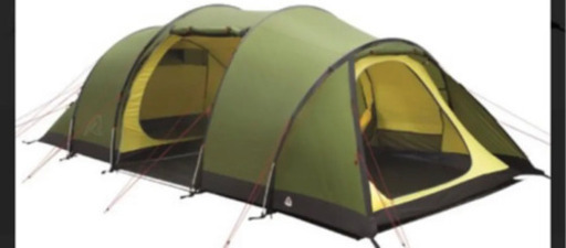 今月限定！ROBENS トンネル型2ルームテント キャンプ グリーンキャッスル