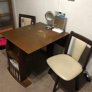 ニトリダイニングテーブルセット　折りたたみ　値下げ