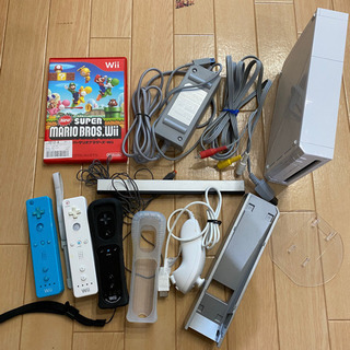 wii スーパーマリオブラザーズ、本体、コントローラー3本