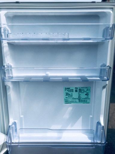 ①‼️大容量‼️960番 三菱✨ノンフロン冷凍冷蔵庫✨MR-C34Y-W‼️