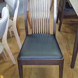 【店舗同時販売中】　大塚家具製造　カンナ　引出付ダイニング5点セット　ダークブラウン