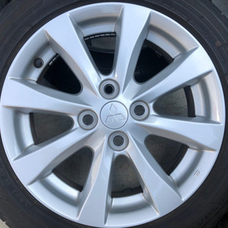 エンケイ三菱純正ホイールタイヤセット175/55R15稀少～ミラージュ D:2 