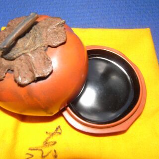 茶道具柿香合