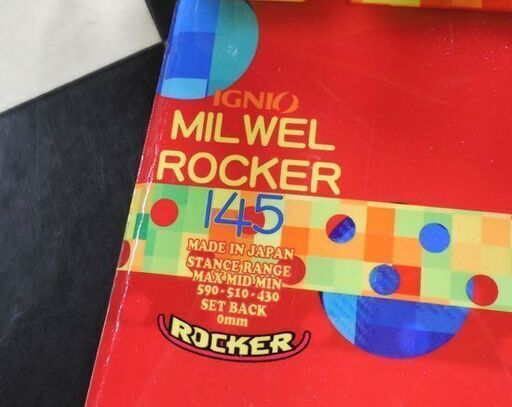 スノーボード 145cm イグニオ MILWEL ROCKER IGNIO ロッカー