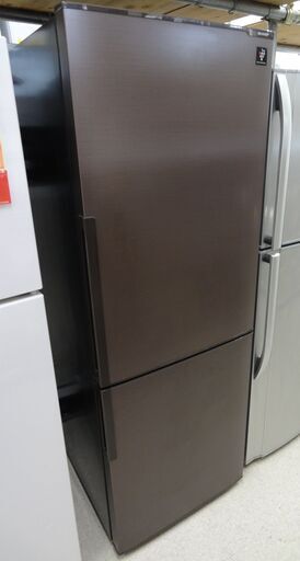 SHARP/シャープ 2ドア冷蔵庫 270L SJ-PD27Y-T 2014年製 ブラウン【ユーズドユーズ名古屋天白店】 J275