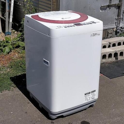 7キロ洗濯機◆風乾燥付き◆SHARP◆2013年製◆保証付き◆配送設置無料!!
