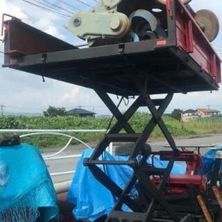農機 チクスイ 四輪運搬車 リフトと ダンプ 中古