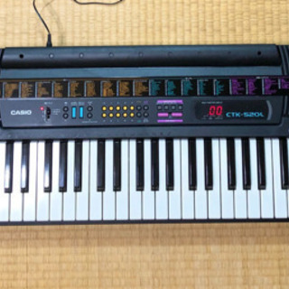 CASIO ctk-520l キーライティング　光ナビ　カシオ　...