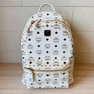 MCM エムシーエム BackPack A4サイズ収納可能 リュック ホワイト