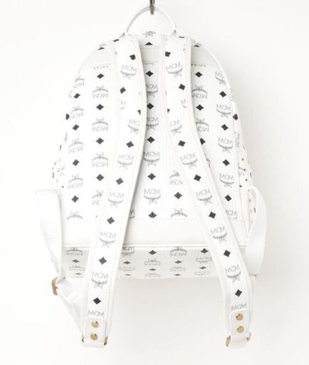 MCM エムシーエム リュック ホワイト ミニ バッグ ロゴ MCM リュック ホワイト MCM エムシーエム リュック ホワイト ミニ
