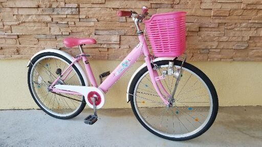 ガールズピンク自転車