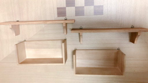 お取引中 壁掛け棚 簡単diyグッズ 4つセット ゆき 受付停止中 桐生のその他の中古あげます 譲ります ジモティーで不用品の処分