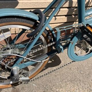 ブリジストン　GREEN LABEL　マークローザ　かご付き　折りたたみ自転車　中古美品