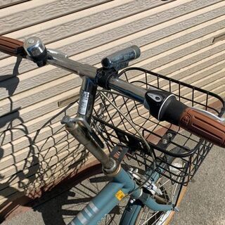 ブリジストン　GREEN LABEL　マークローザ　かご付き　折りたたみ自転車　中古美品