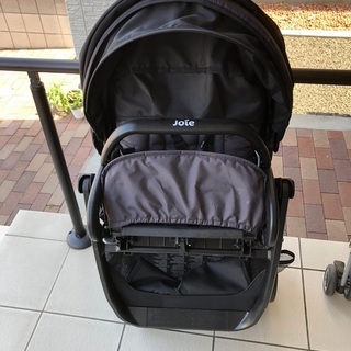 ★値下げしました‼︎★【Joie】【KATOJI】２人乗り(双子・年子・兄弟)ベビーカー(縦型/前後乗りタイプ)黒☆ジョイー エヴァライトデュオ ブラック