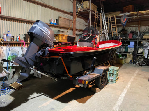 ボート　和船カスタム　15ft トレーラー　トレーラブル　30馬力船外機 ボート 和船カスタム 15ft トレーラー トレーラブル 30馬力船外機