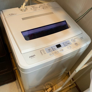 【決まりました】全自動洗濯機/AQUA/aqw-s601/ホワイ...
