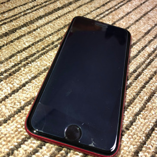 美品】iPhone 8 Red 本体 64GB SIMフリー 白ロム