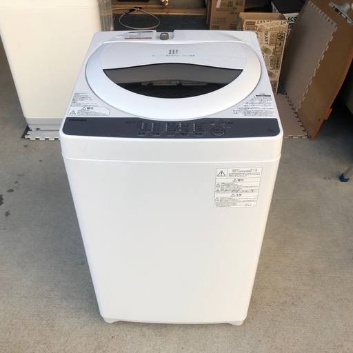 2017年製 東芝全自動洗濯機「AW-5G6」5kg