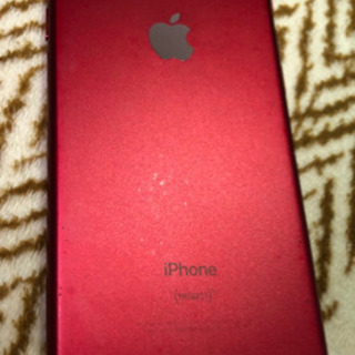 【中古】iPhone 7 Red 本体 128GB au 白ロム