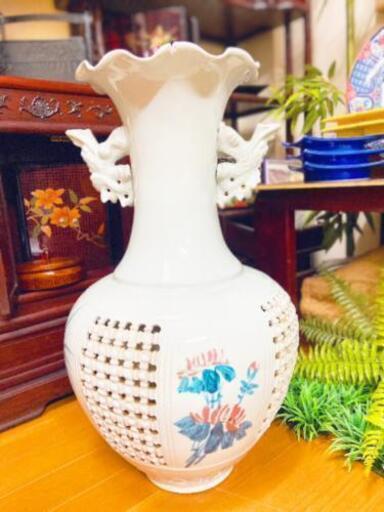 ★骨董品★(*^▽^)/最終値下げ★*アンティーク☆♪壺★竹★梅★