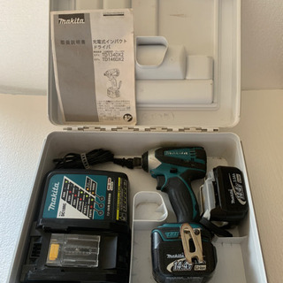マキタ 充電式インパクトドライバー TD134DX2 14.4v - 生活雑貨 