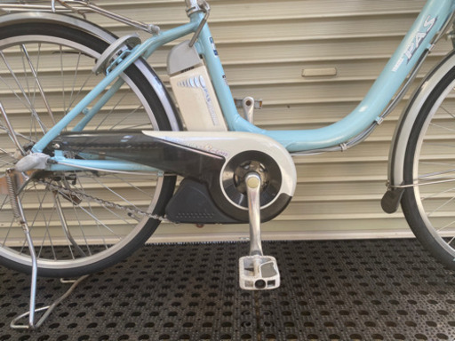 中古電動自転車 ヤマハ PAS With DX パス ウィズ DX ブルー 26インチ 