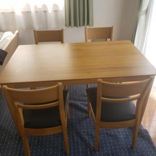 お取引決定〗ダイニングテーブル 4人掛け 5点セット
