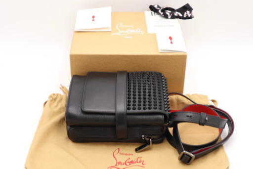 《Christian Louboutin/ショルダーバッグ》スタッズ  Aランク