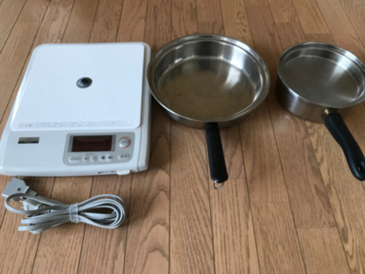 アムウェイ電磁調理器\u0026鍋2個