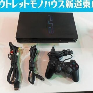 PS2本体 SCPH-39000 動作品 コントローラー付き ブ...