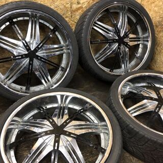 【CLEAR HS277 305/30R26】夏 4本【社外 マルチ 26インチ 10J5HPCD135/139.7+30】エスカレード ナビゲーター等　(VTY129) クレジットカード QR決済可能
