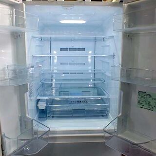 【苫小牧バナナ】2016年製 東芝/TOSHIBA 508L 冷蔵庫 フレンチドア マジック大容量 GR-J510FV(ZW) クリアシェルホワイト 家族向け 清掃済み 苫小牧バナナ】2016年製 東芝/TOSHIBA 508L 冷蔵庫 フレンチドア