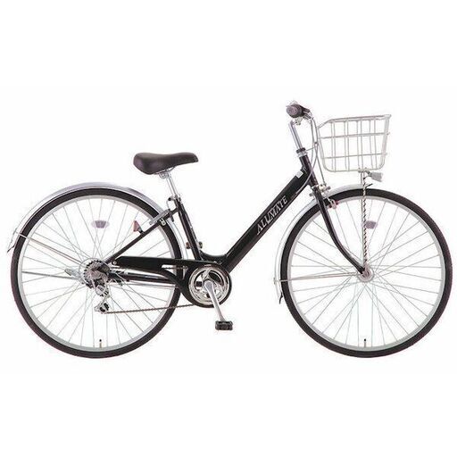 J046 使用感有り！軽快自転車 AVANZATA 6段変速 LEDオート 27インチ