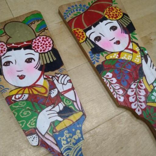 ☆昭和レトロ 羽子板 2枚 www.franchiseko.com