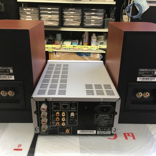 ONKYO　CD RECEIVER　CR-N55&D-55EXセット　2012年 Onkyo CR-555 CD Receiver Good Condition from Japan w