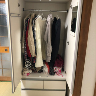 正規品 ニトリ ワードローブ マルチタンス クローゼット 洋服タンス 白