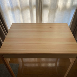 無印良品　パイン材デスク