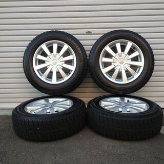 「DUNLOP 205/65R16 2013年製 ice GUARD iG50 トヨタ アルファード 純正アルミ付  4本セット PCD 114.3 5穴 6.5J オフ＋39