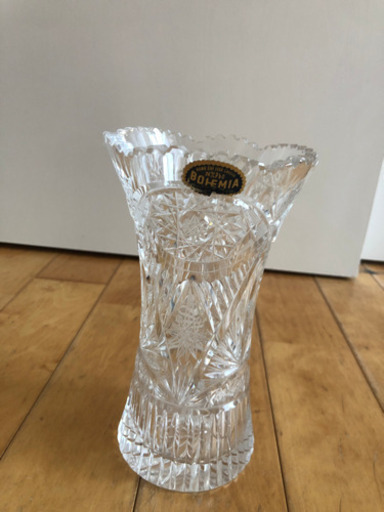 値下げ ボヘミアガラス花瓶小 レイコ 茅ヶ崎の家具の中古あげます 譲ります ジモティーで不用品の処分