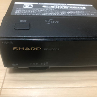 SHARP ブルーレイレコーダー　BD-HDS53