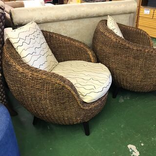 アジアン応接ソファ4点セット