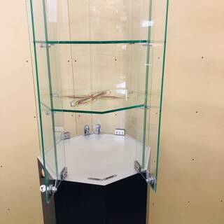 ディスプレイ用陳列 QB3299【業務用】ショーケース ガラスケース 陳列棚 店舗什器