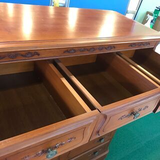 【愛品館八千代店】東海家具チーク材6段チェスト【愛八GS】