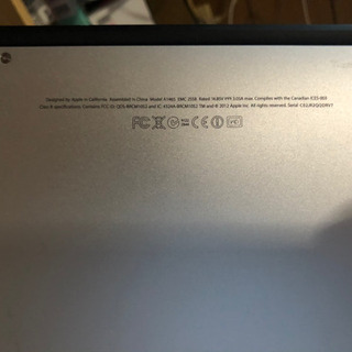 MacBookAir201211ｲﾝﾁ