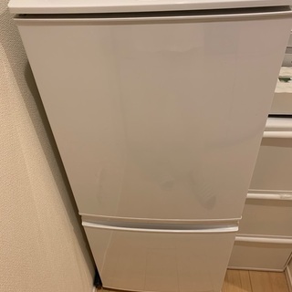 ドア左右どちらもOK】SHARP SJ-D14A-W/ 冷凍冷蔵庫137L