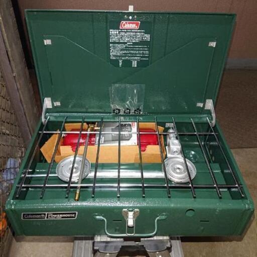 値下げしました。　14000⇒12000　未使用 Coleman コールマン  定番の ツーバーナー 413H