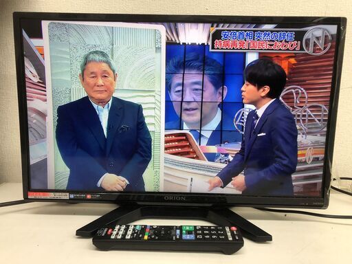 ◆ORION 液晶テレビ 24V型 RN-24DG10(RC-001) 2016年製