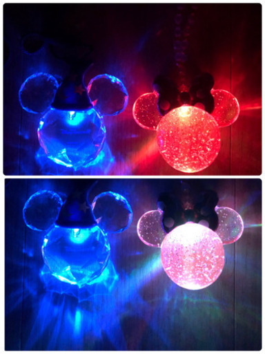 Disney ディズニー 光るペンダント 2コ ミッキー ミニー Momono 西荻窪のその他の中古あげます 譲ります ジモティーで不用品の処分
